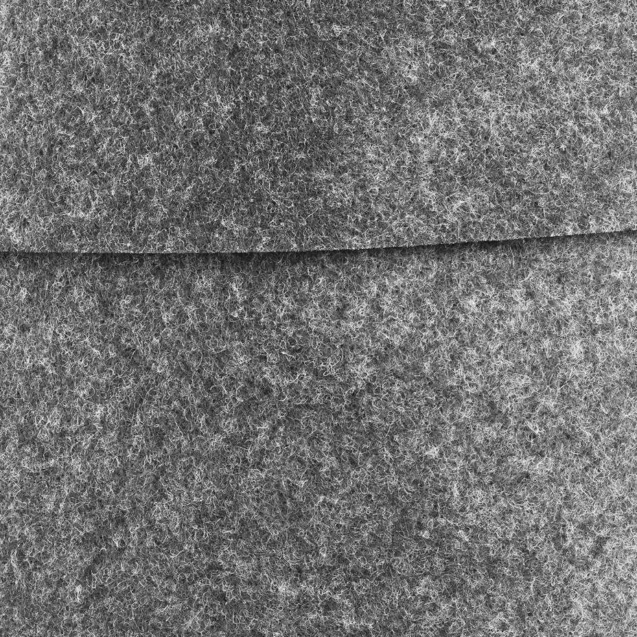 Felt Storage Basket Round Grey