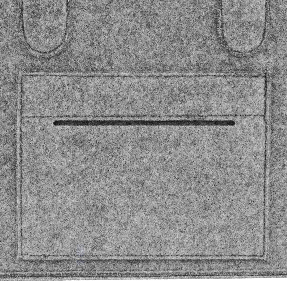 Felt Storage Bag with Handles Grey