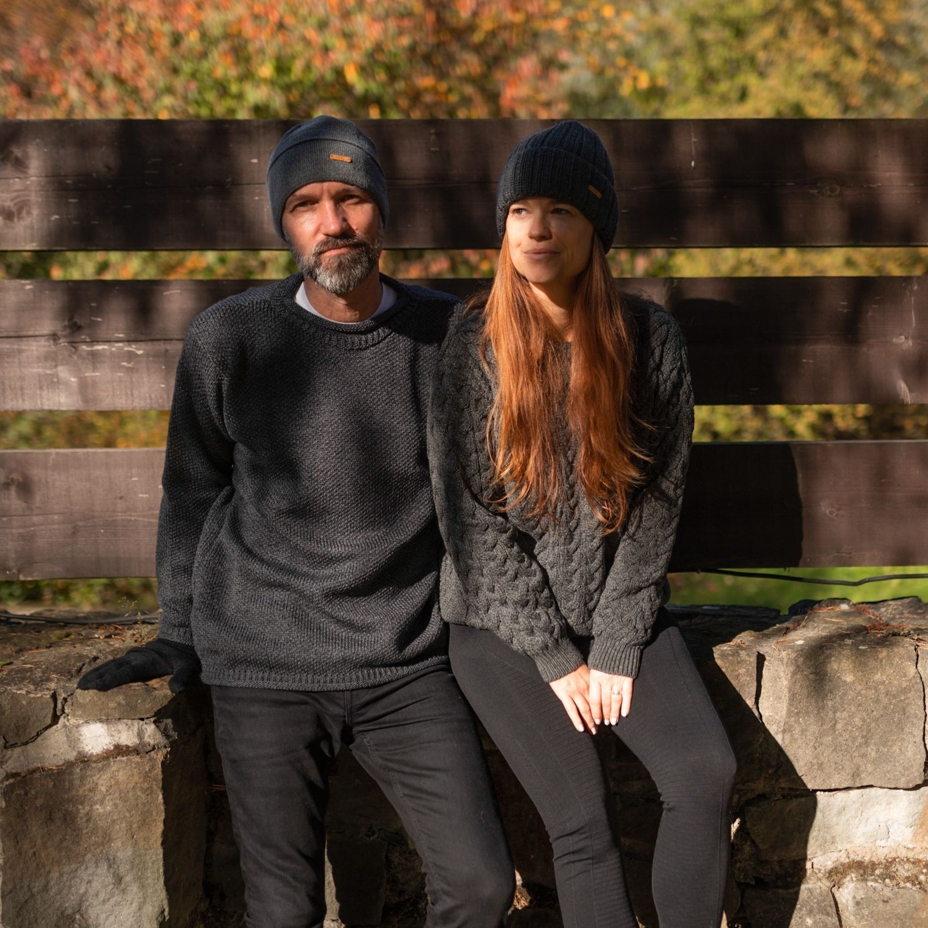 Vlnka Wool Beanie V10 Grey