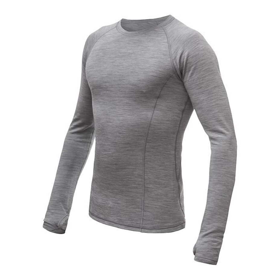 Men’s Sensor Merino Bold Performance Top Cool Grey