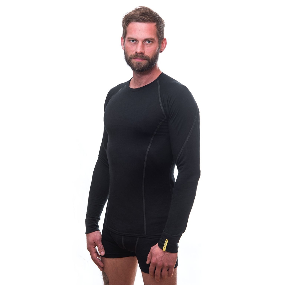Men's Performance Sensor Merino Active Top Black