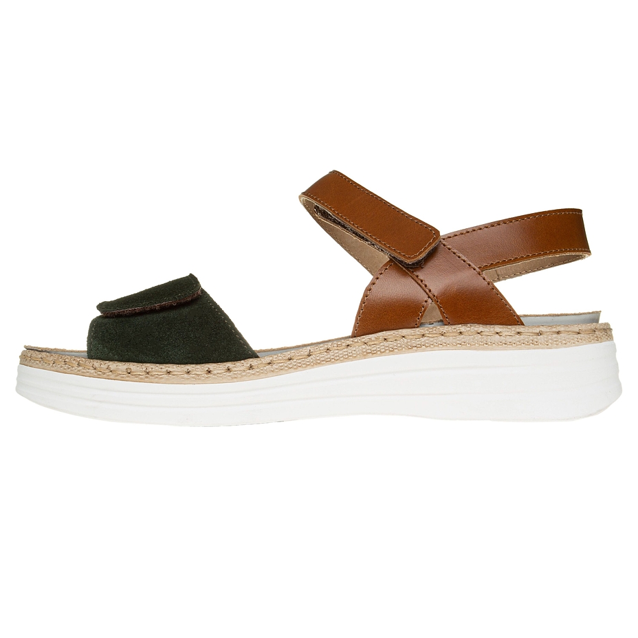 Women’s Veronika Leather Sandals Green