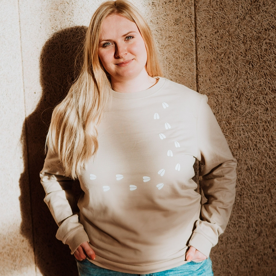 Woolvilli Cotton Sweatshirt Beige