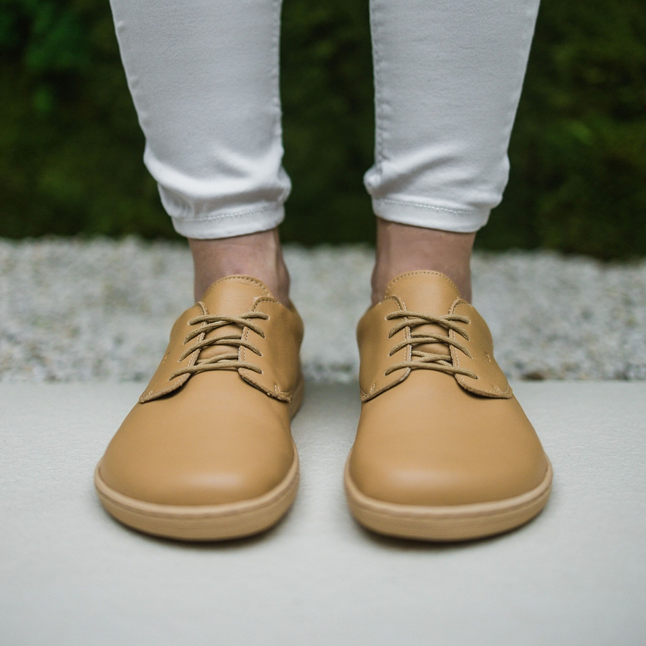 Cityscape Leather Barefoot Shoes Brown