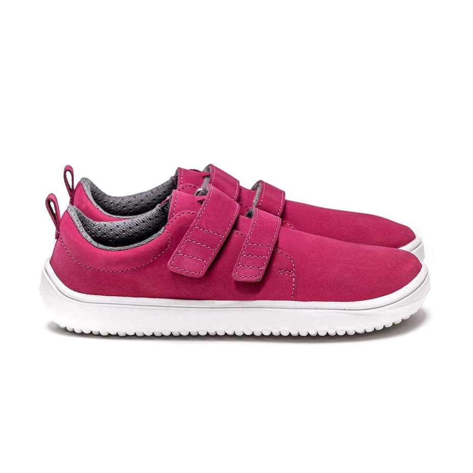 Kids’ Jolly Leather Barefoot Shoes Dark Pink