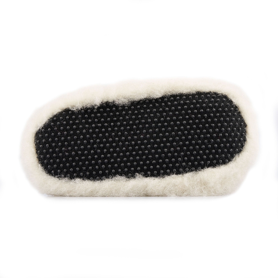 Kids’ Wool Ankle TV Slipper Boots Grey