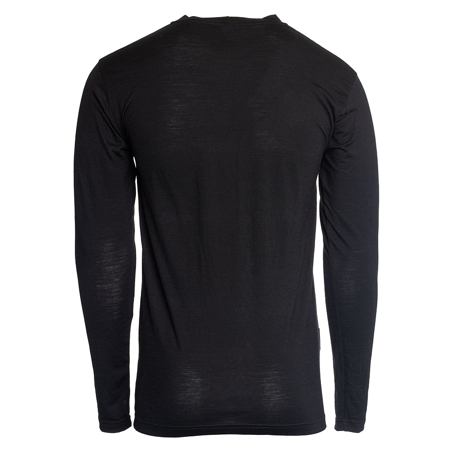 Men’s Merino Long Sleeve T-shirt Black model 2024