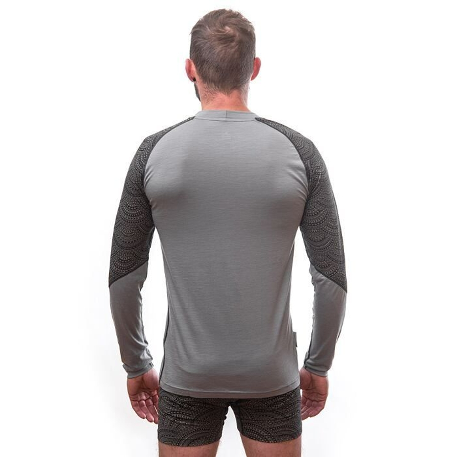 Men’s Sensor Merino Impress Performance Top Grey/Maori