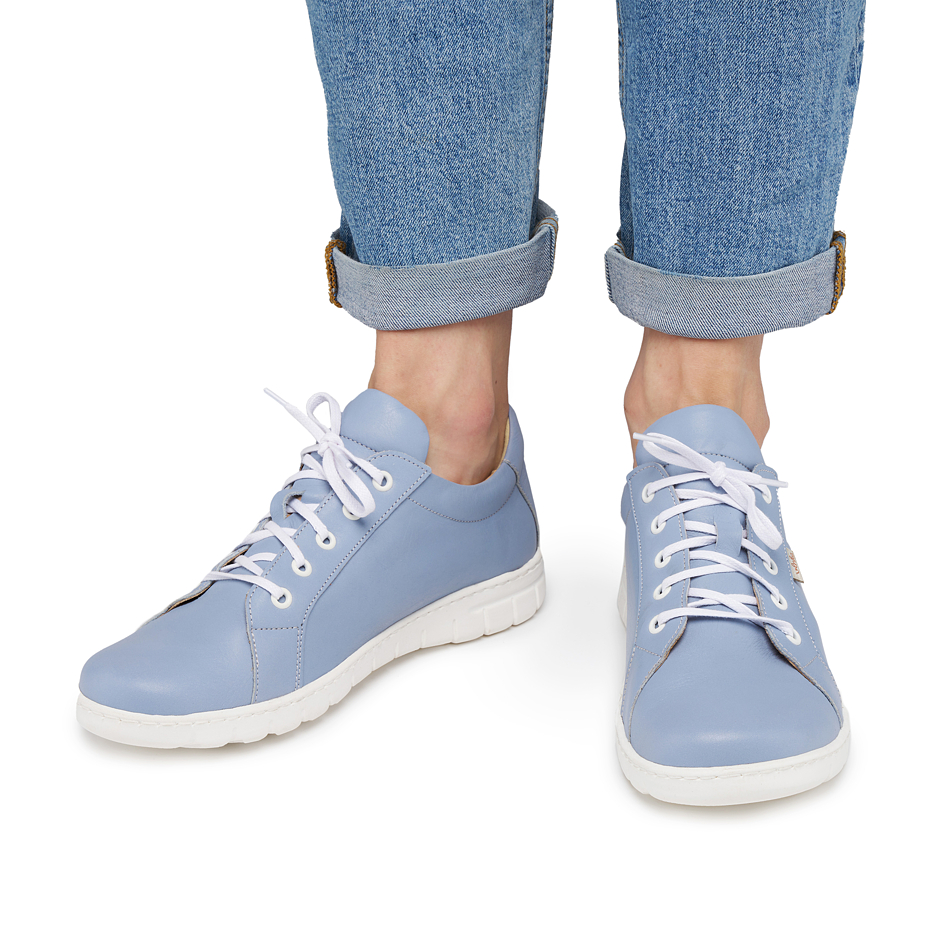 Women’s Nina Leather Trainers Blue