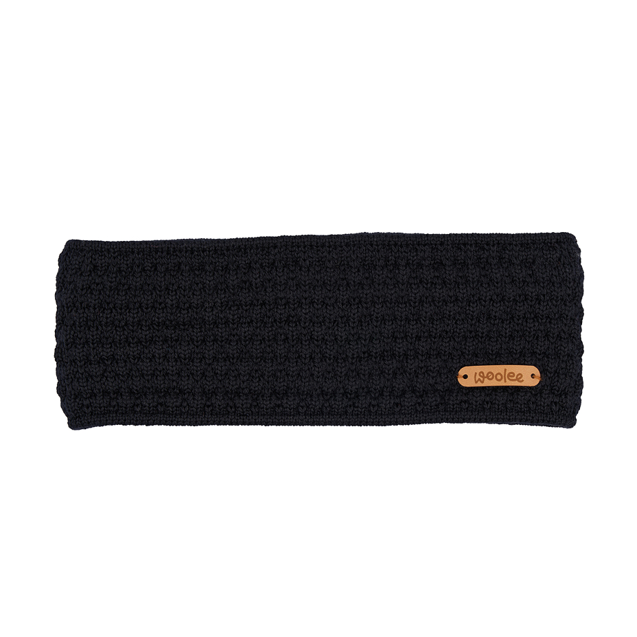 Woolee Knitted Headband C06 Black