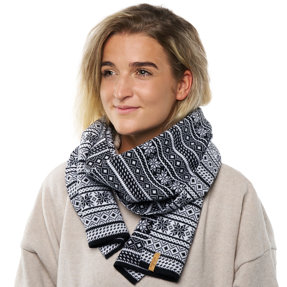 Vlnka Wool Scarf B02 Black