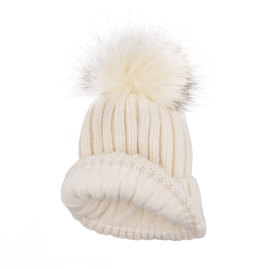 Kids’ Woolee Wool Hat V38 White