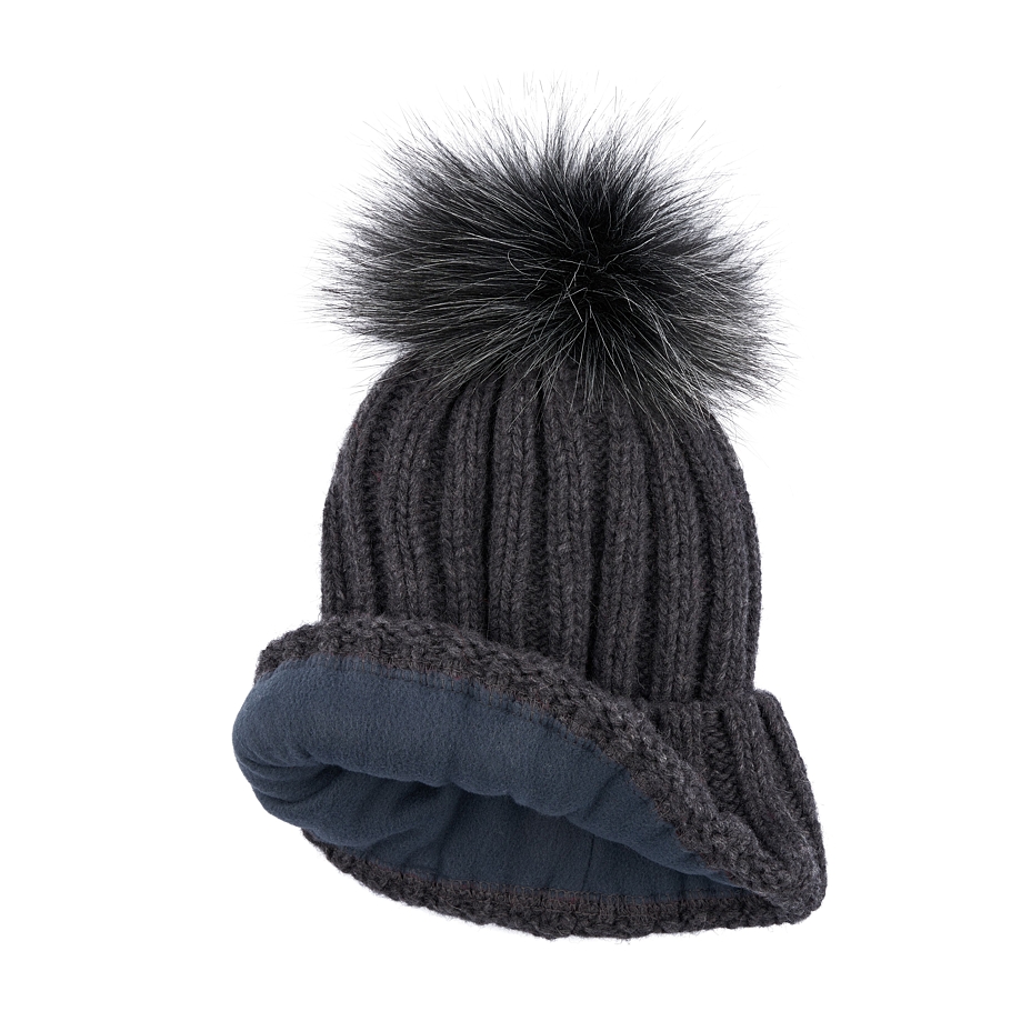 Kids’ Woolee Wool Hat V38 Dark Grey