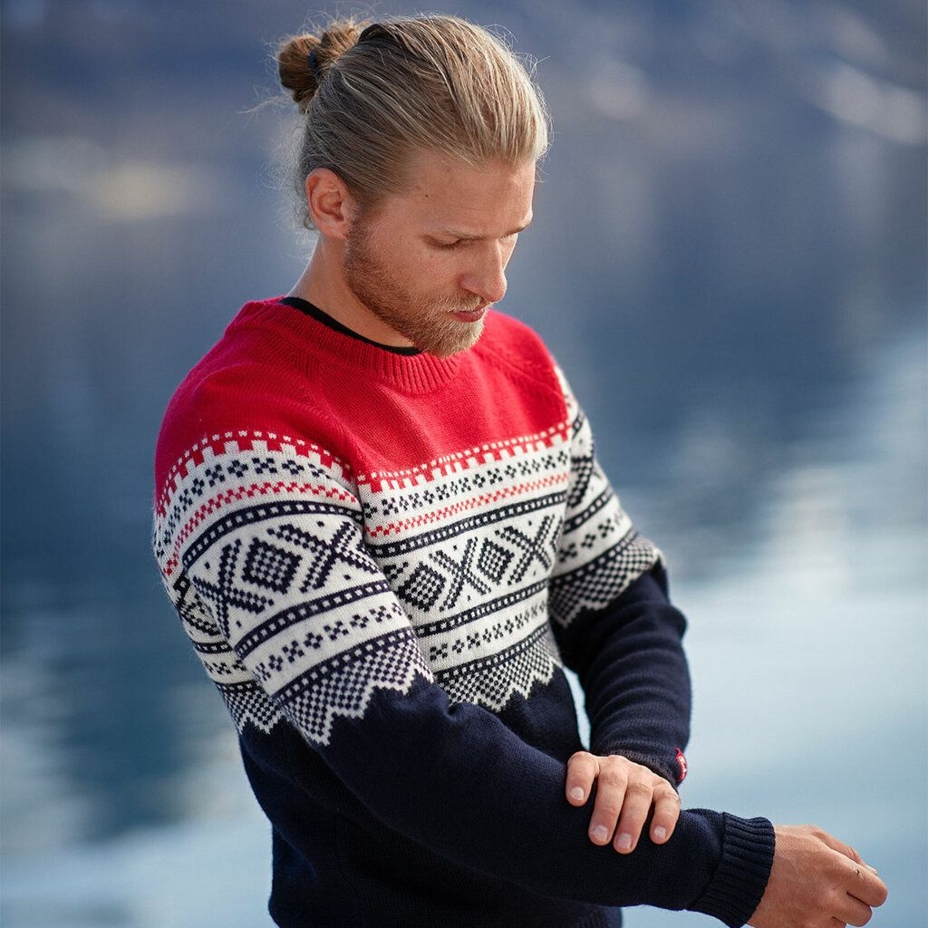 Men’s Ulvang Marius Roundneck Sweater Red