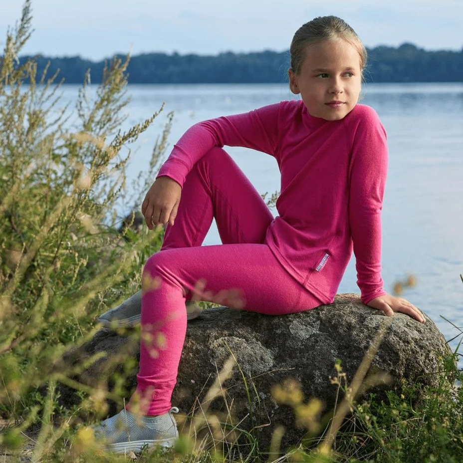 Girl's Performance MERINO XTREME THERMOWAVE Baselayer Pants Pink