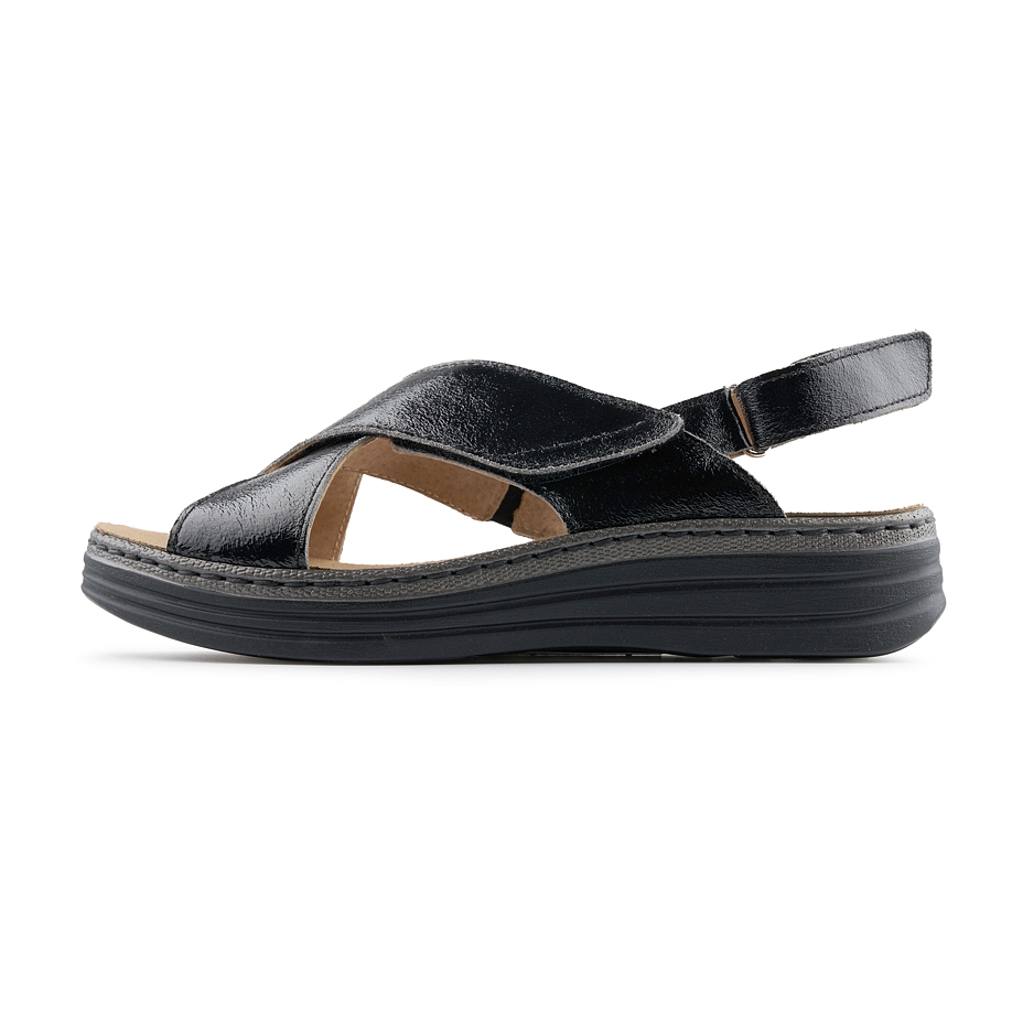 Women’s Darina Leather Sandals Black