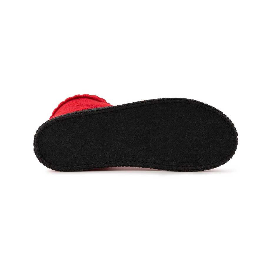 Women's Silvie Felt TV Slippers Red