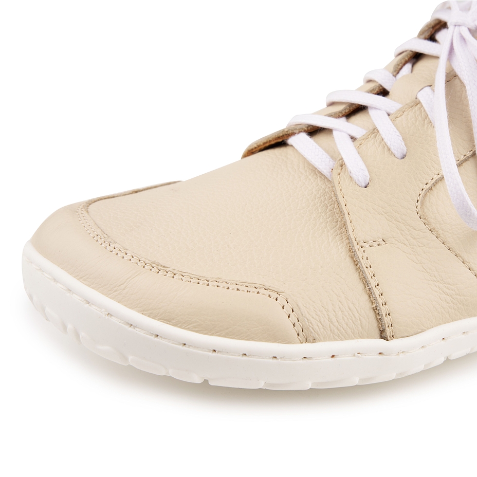 Barefoot leather sneakers Sasha beige