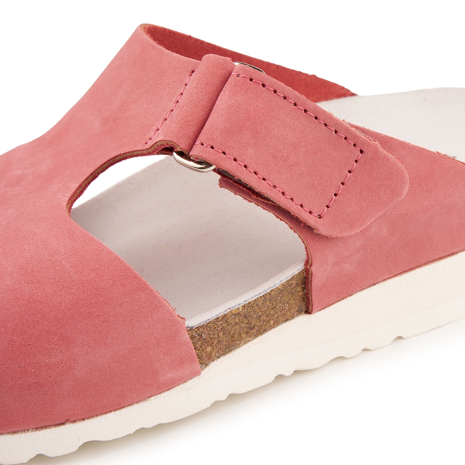 Women’s Sara Orthopaedic Cork Wedge Sliders Pink