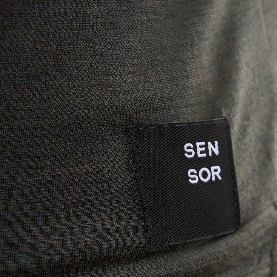 Men’s Sensor Merino Air Traveller T-shirt Olive Green