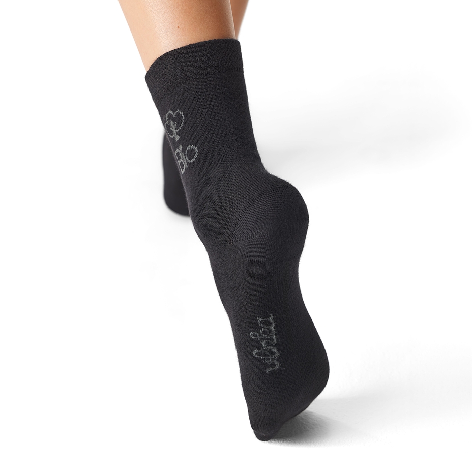 Organic Cotton Socks Black