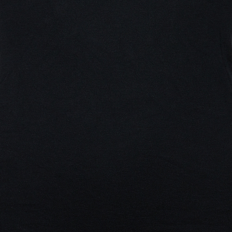 Women's Long Sleeve Modal T-Shirt with Cashmere Black