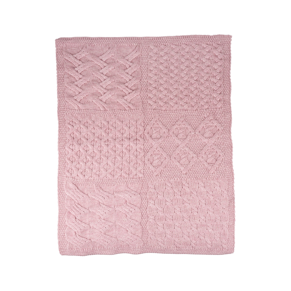 Children's Supersoft Merino wool blanket pink