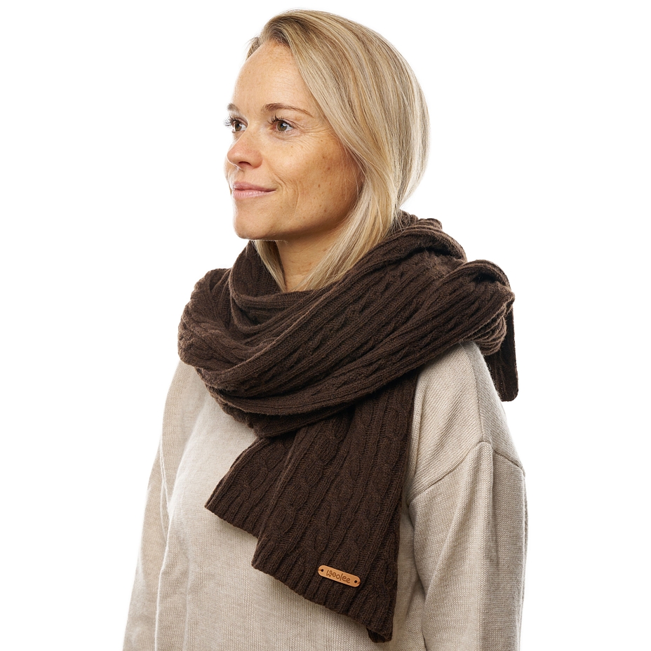 Woolen Scarf Karin Brown