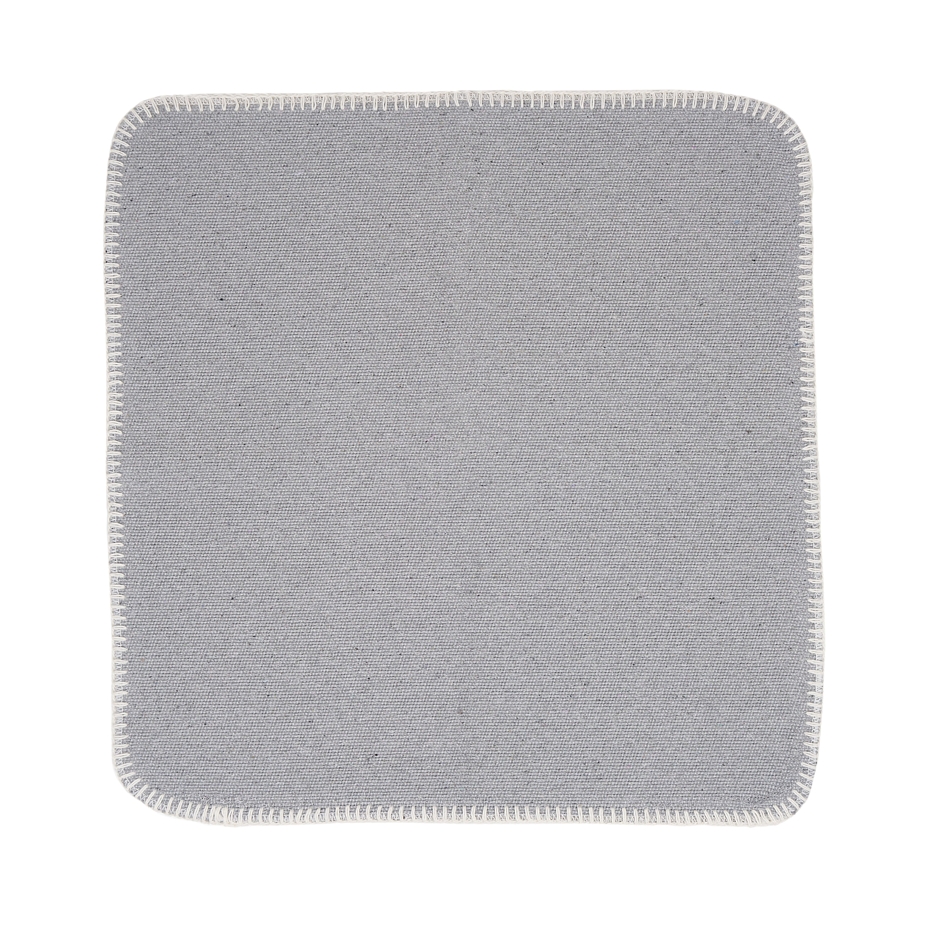 Cotton Bathroom Mat Set Gray