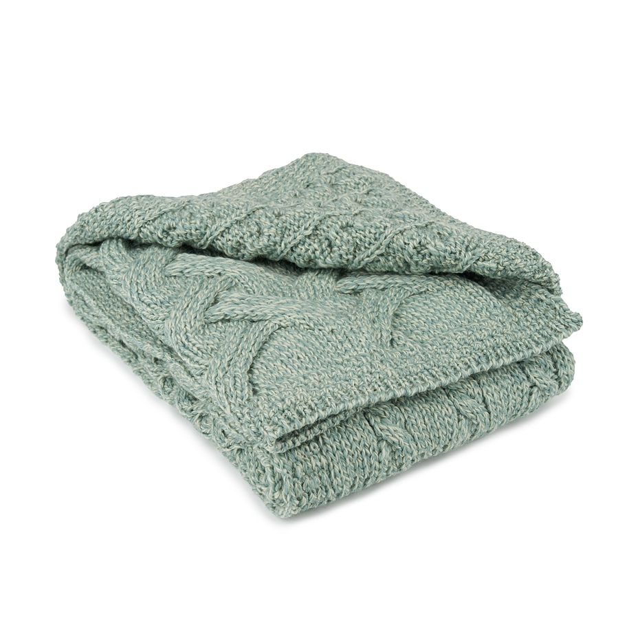 Children's Supersoft Merino wool blanket turquoise