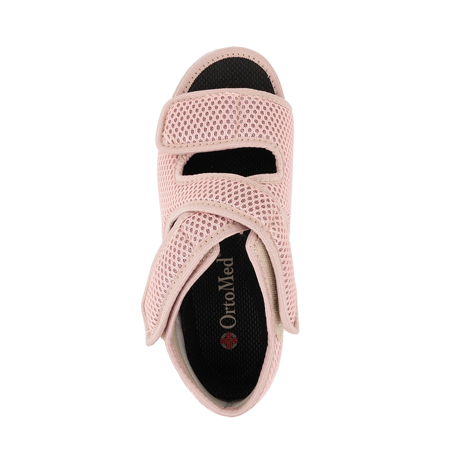 Women's breathable bandage sandals pink