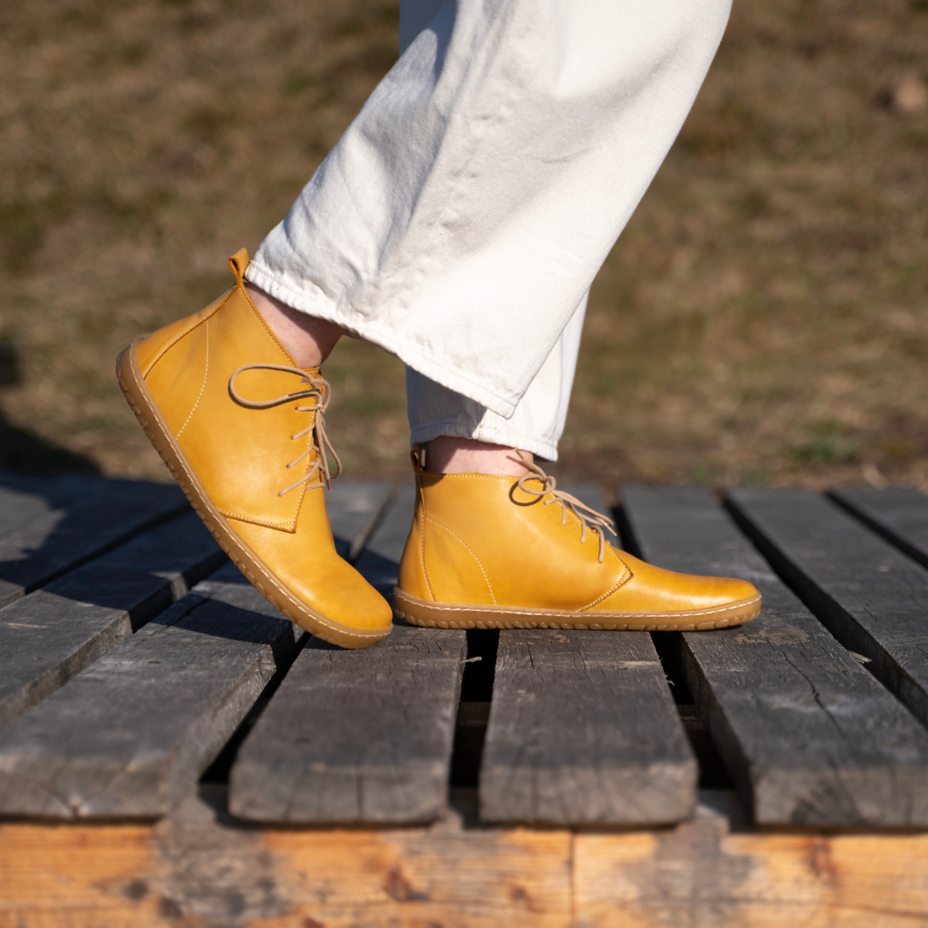 Women’s Otilie Leather Barefoot Shoes Yellow