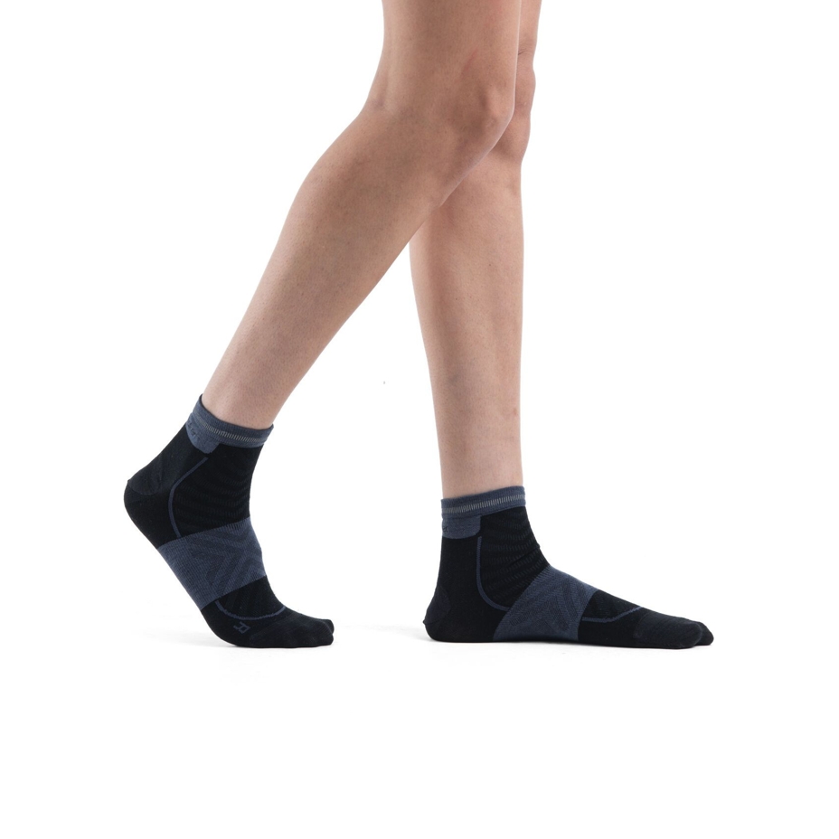 Merino Blend socks Run Ultralight Mini Icebreaker Graphite
