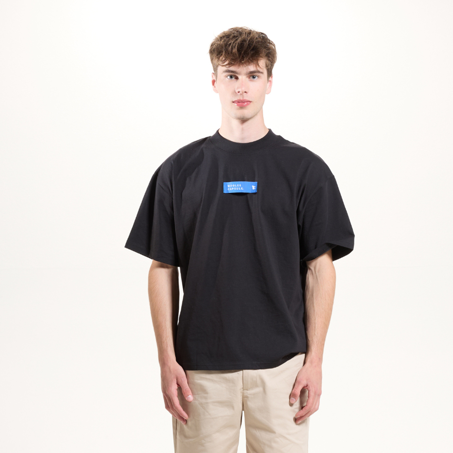 Woolee Capsule organic cotton t-shirt black