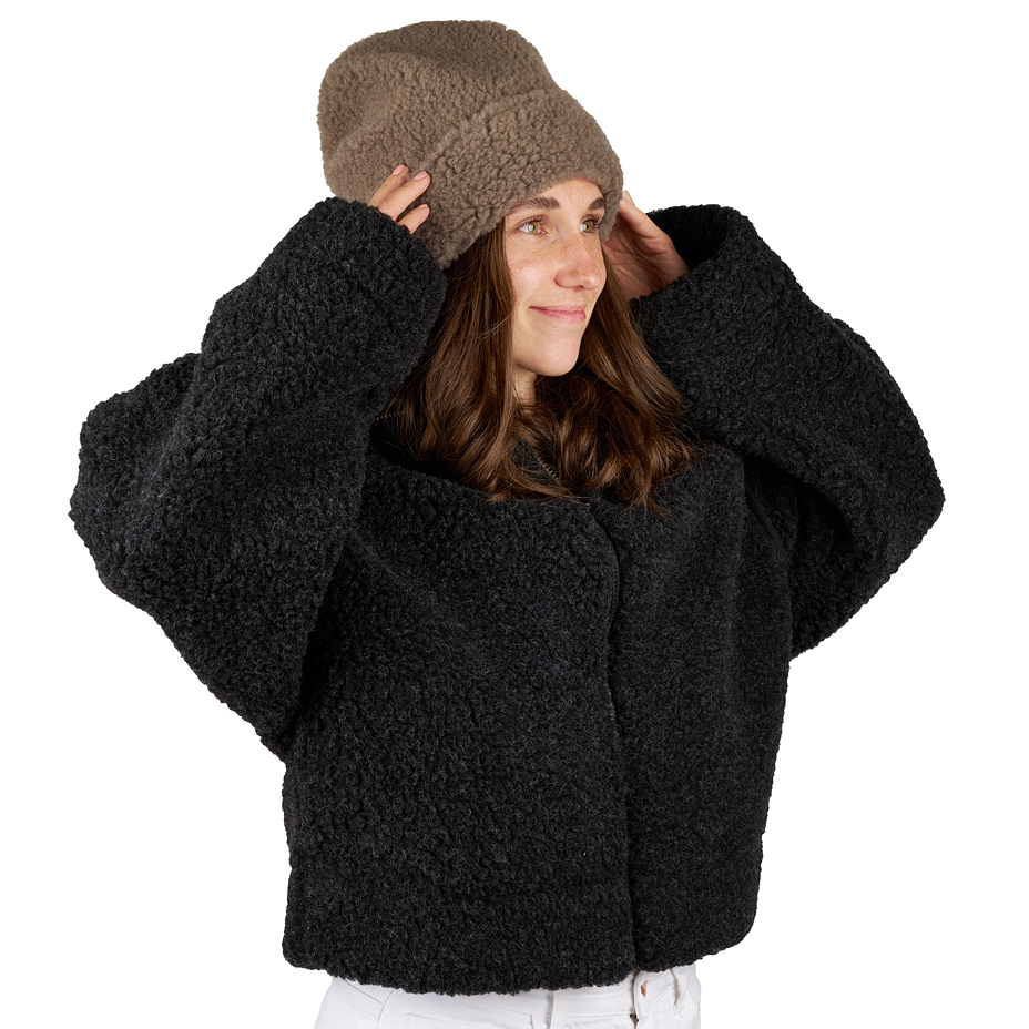 Woolen hat Simi brown