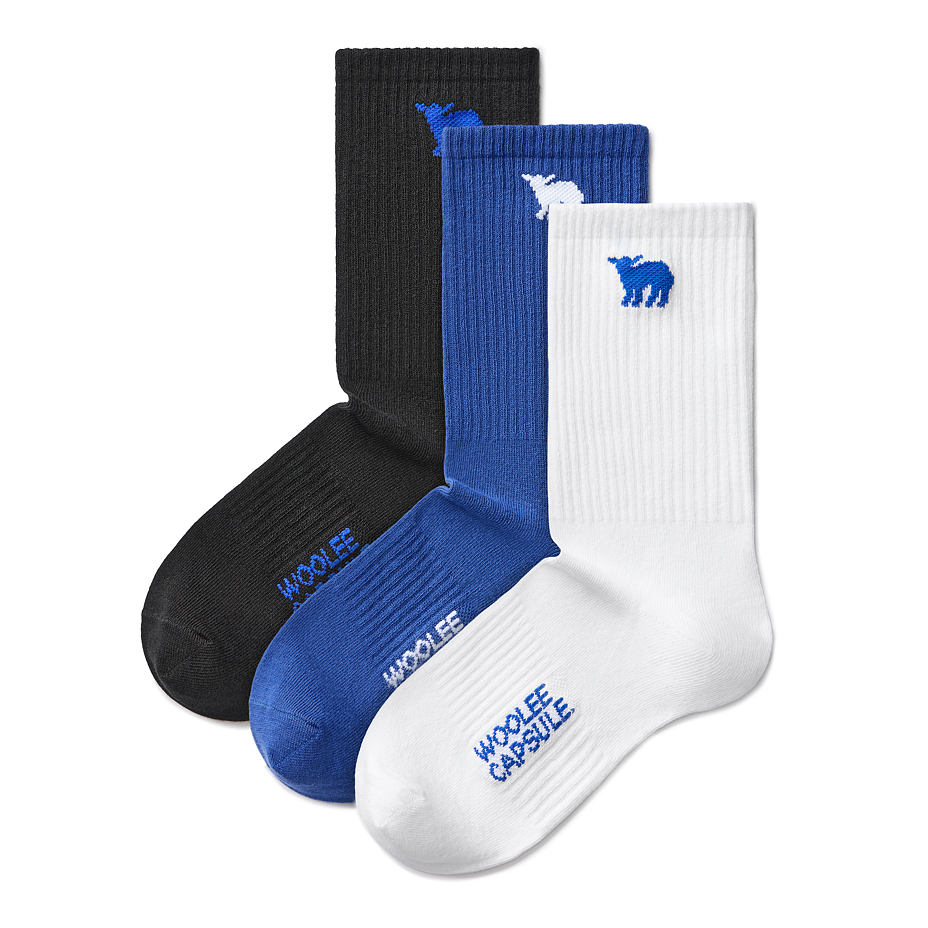 3 pairs of Woolee Capsule cotton socks