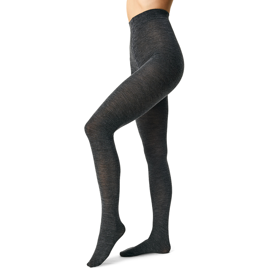 Woolen tights Merino Woolee gray