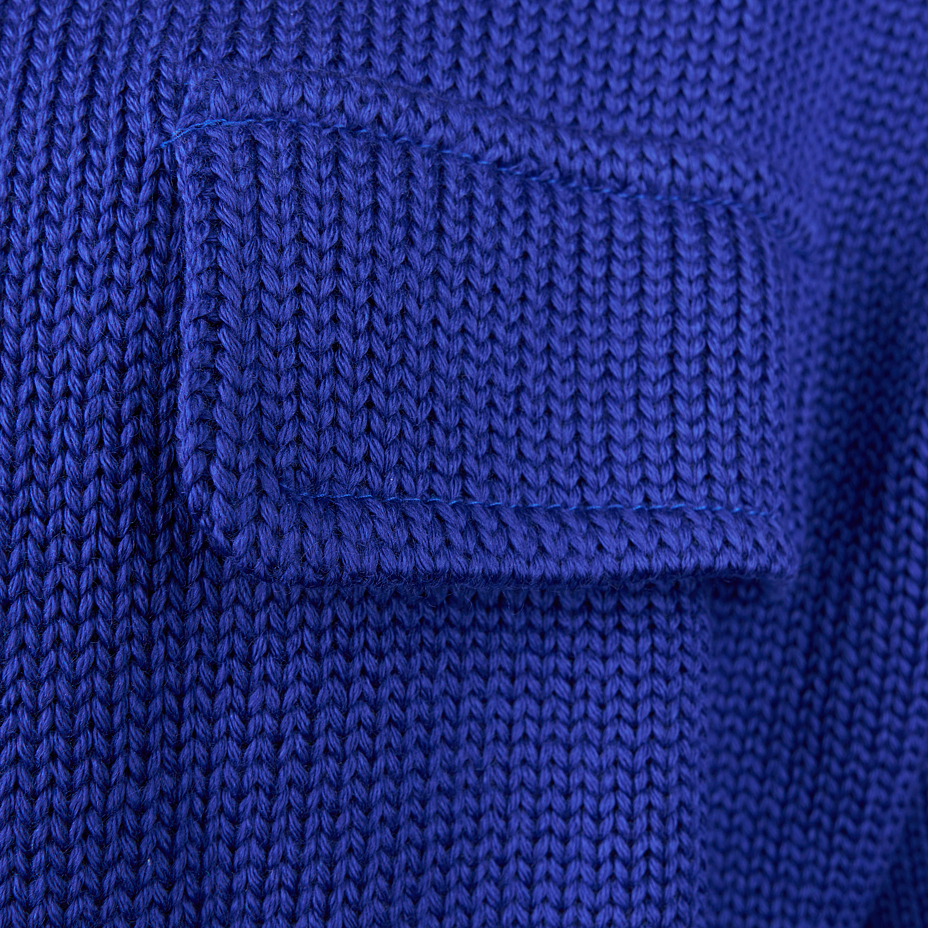 Merino Woolee Capsule wool cardigan blue