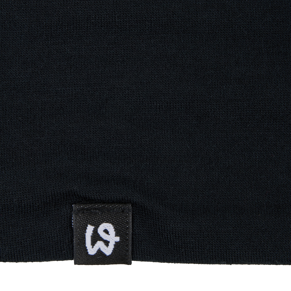 Thin Merino Woolee neck warmer black