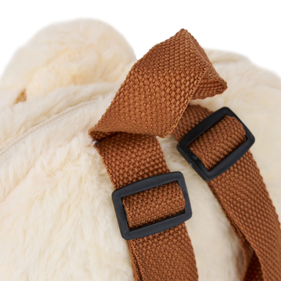 Children's backpack lamb natural