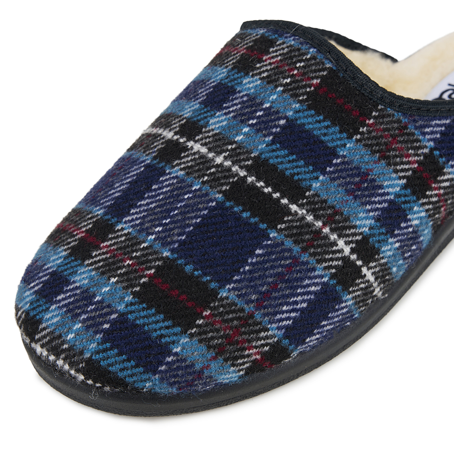 Two-pack of men's comfort slippers with Merino sheep wool