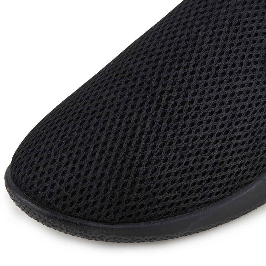 Men's breathable slip-on sneakers black