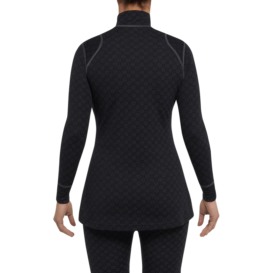 Women's Performance MERINO XTREME THERMOWAVE Top with zip Black