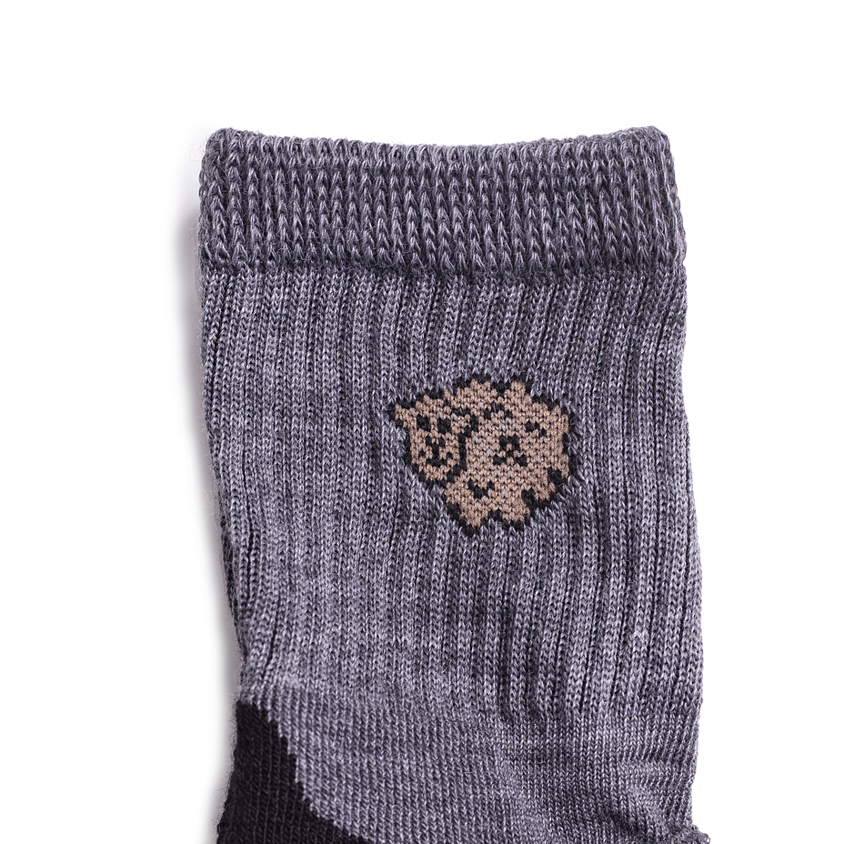 2 pairs Kids’ Merino Socks Dark Grey