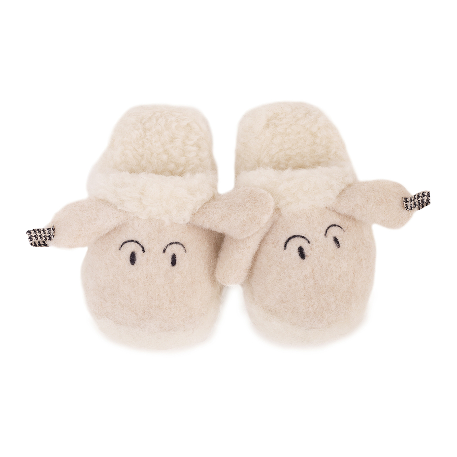Kids’ Wool Slippers Sheep
