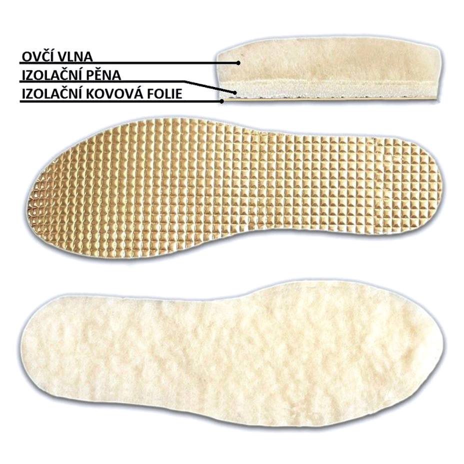 Thermal Insoles with Sheep's Wool