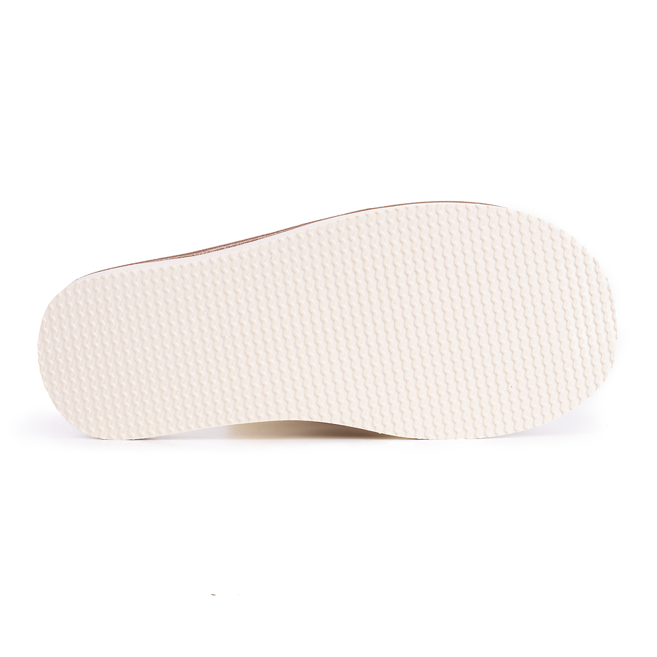 Women's Leather Slippers with Wool Lining