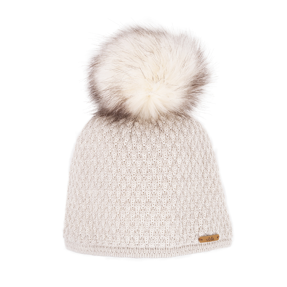 Vlnka Woolly Hat V01 Natural White