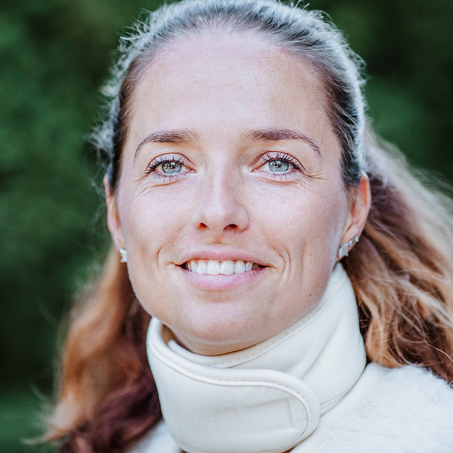 Merino wool neck warmer natural