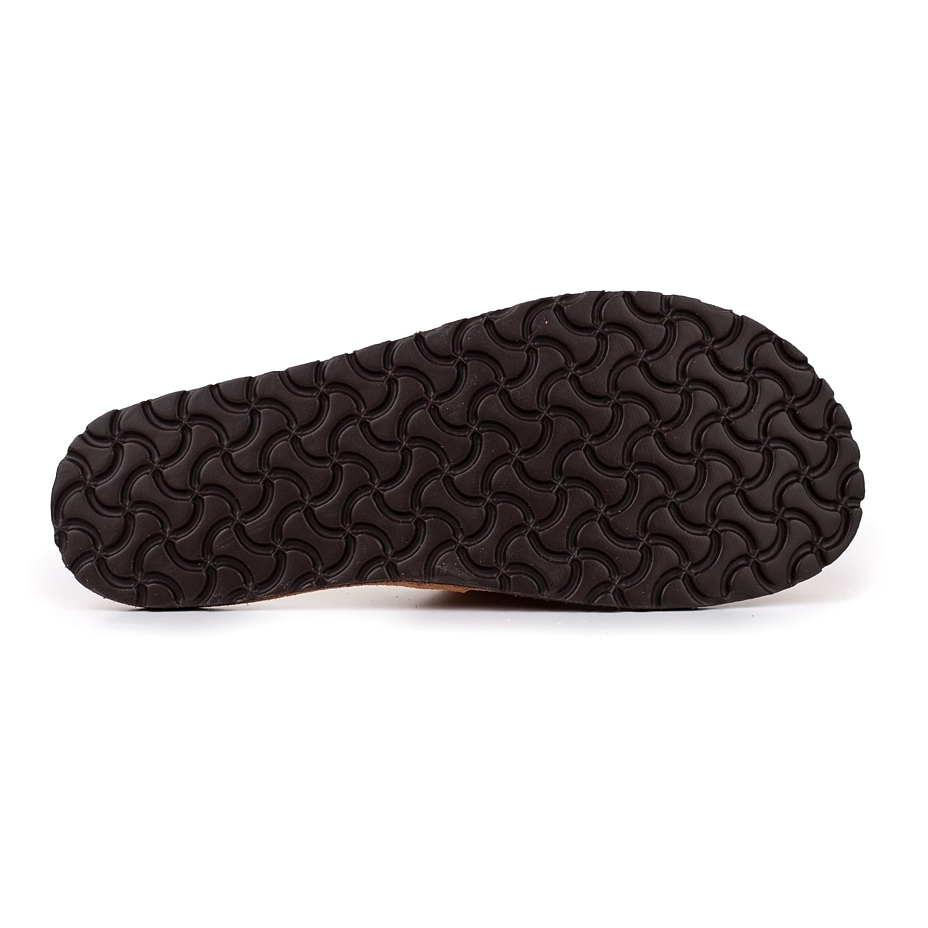 Men's Tom Leather Slippers with Wool Lining